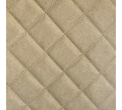 Ромб 3,5 бежевый на PELT beige стеганная ткань
