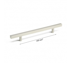 Ручка-рейлинг 160мм квадрат нерж.сталь