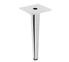 Опора 150 хром прямая копытце сталь